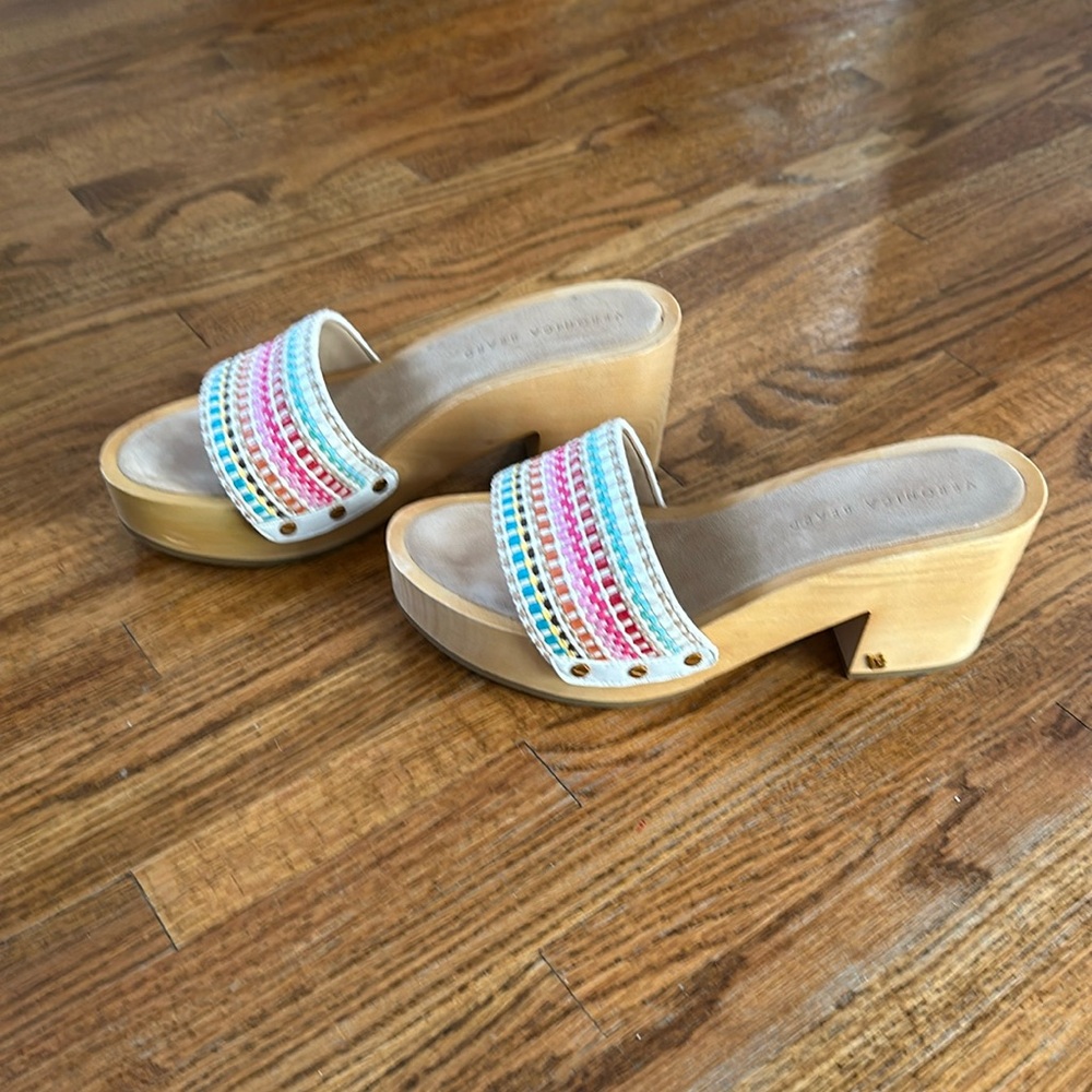 Veronica Beard Hannalee Woven Platform Sandal